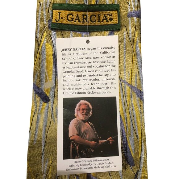 NWT 1996 J. Garcia Silk Tie Magaliths Collection Twenty - Picture 6 of 8
